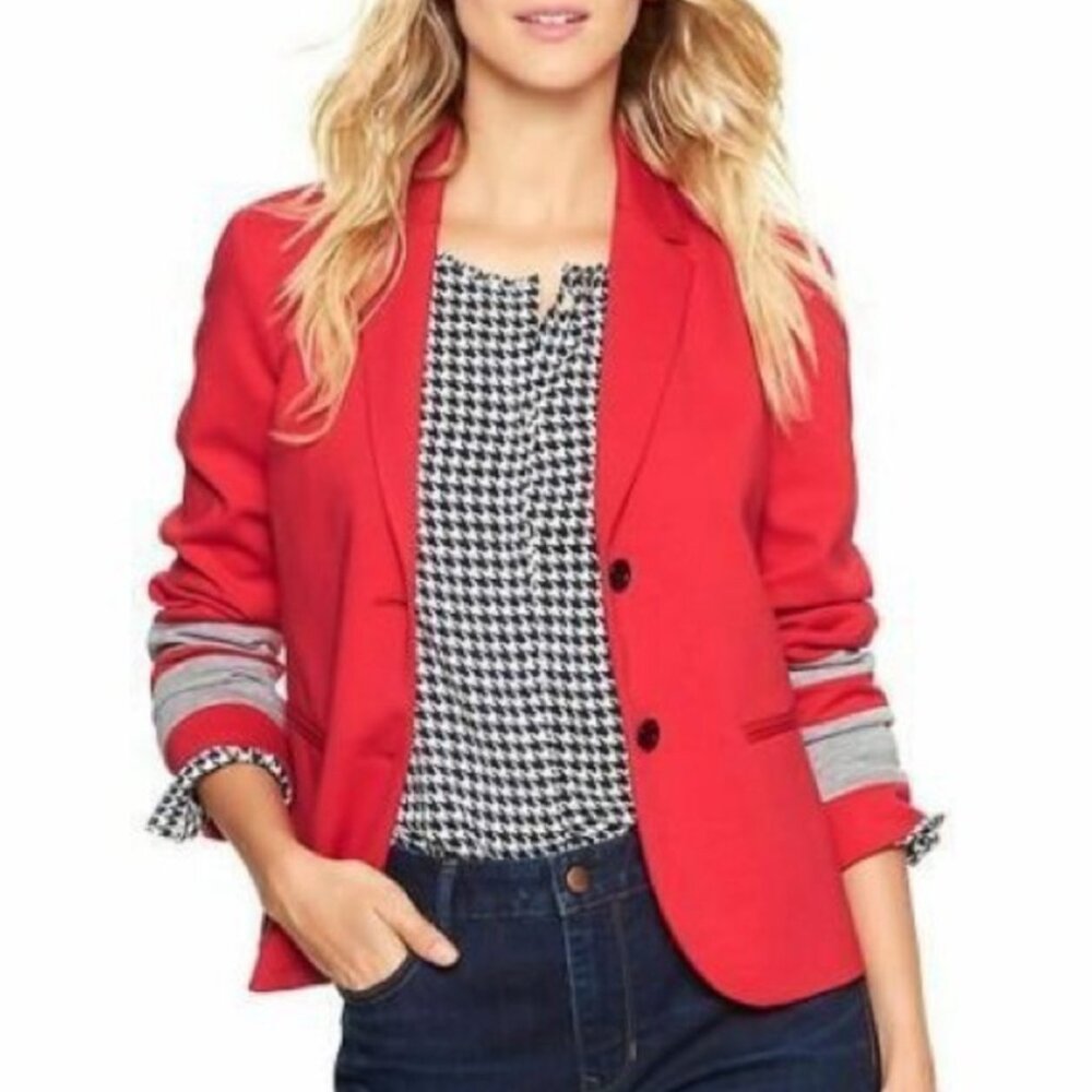 Women's GAP‎ The Academy Blazer in Slipper Red | Size 12